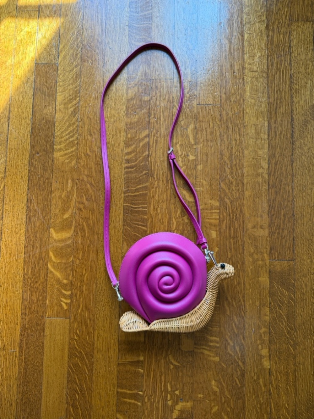 Kate Spade Enchanted Forest Scarlett Snail Wicker Crossbody